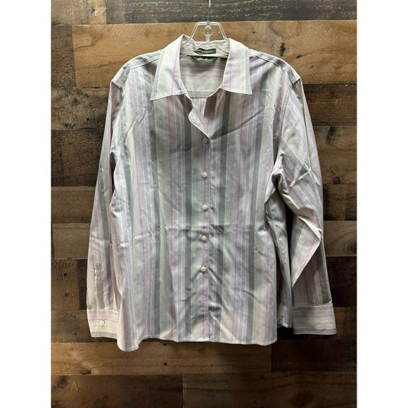 Eddie Bauer Wrinkle Resistant Men's Long Sleeve Button Up‎ Size X-Large - Picture 1 of 3